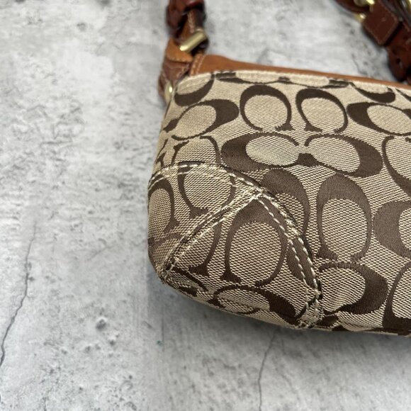 COACH SOHO Flap Legacy Signature Hand Bag - Picture 11 of 16